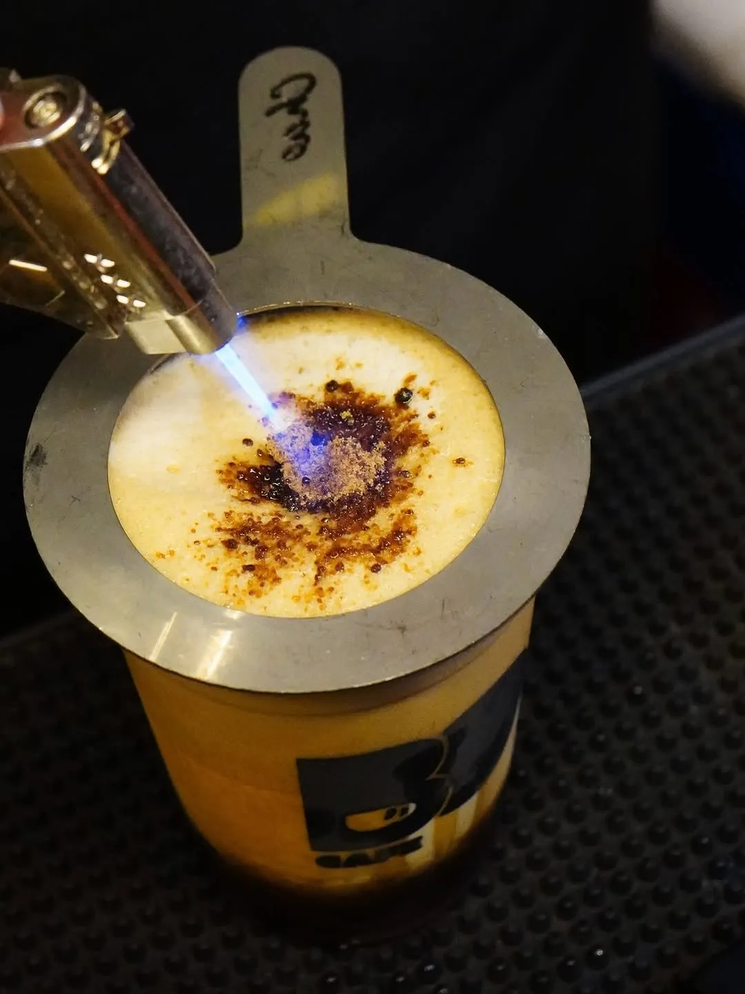 Muscovado shaken espresso with a caramelised sugar top